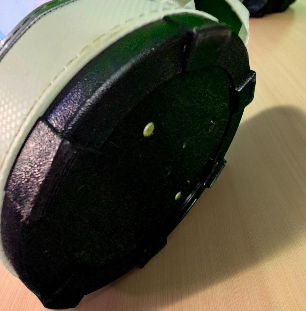 送料無料/美品　kissmark エナメル大型キャディバッグ ホワイト・グリーン