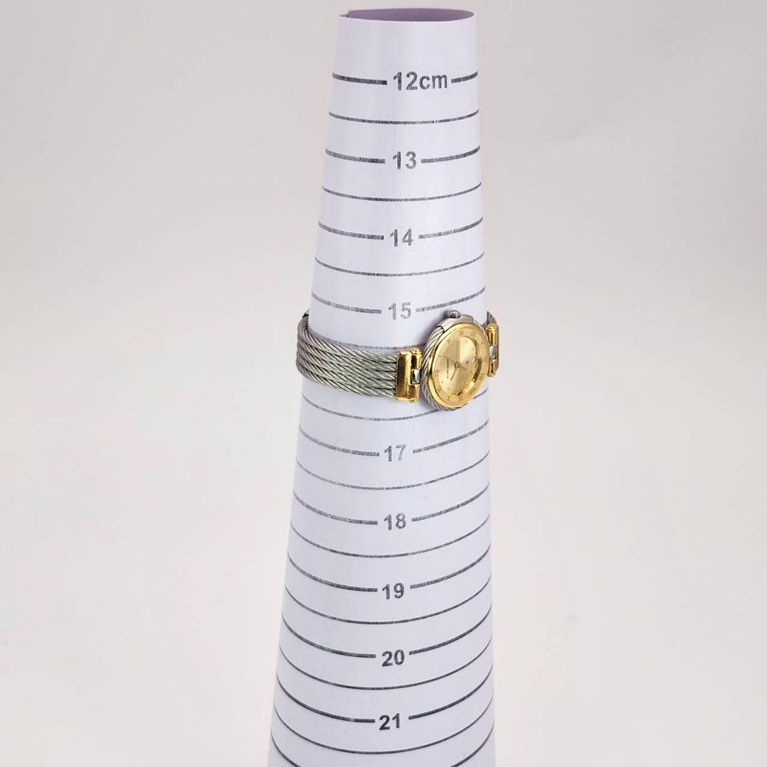 フィリップ・シャリオール ケルティック　ゴールド　金文字盤　腕時計　ローマン