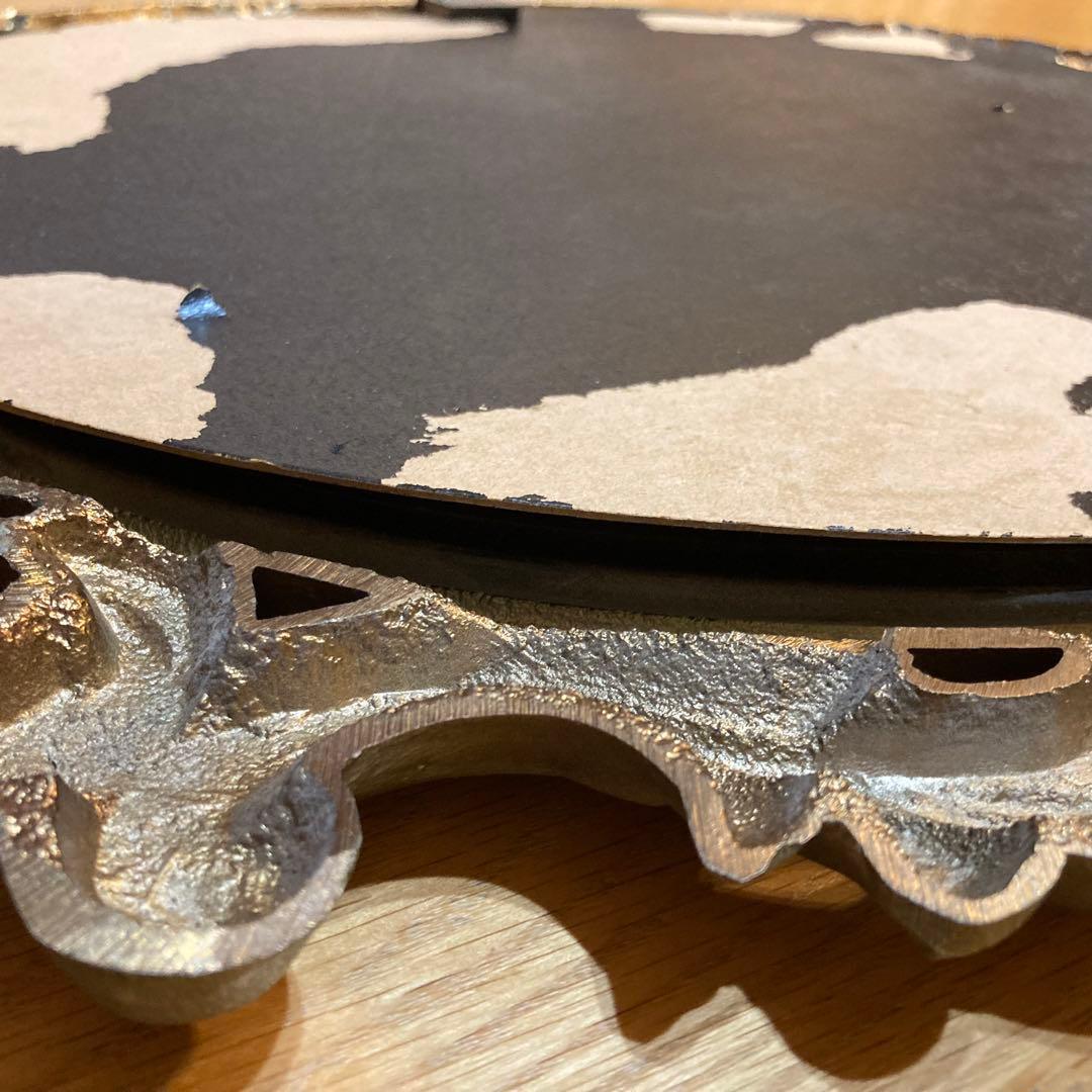 アンティーク　鏡　ゴールドフレーム　オーバル