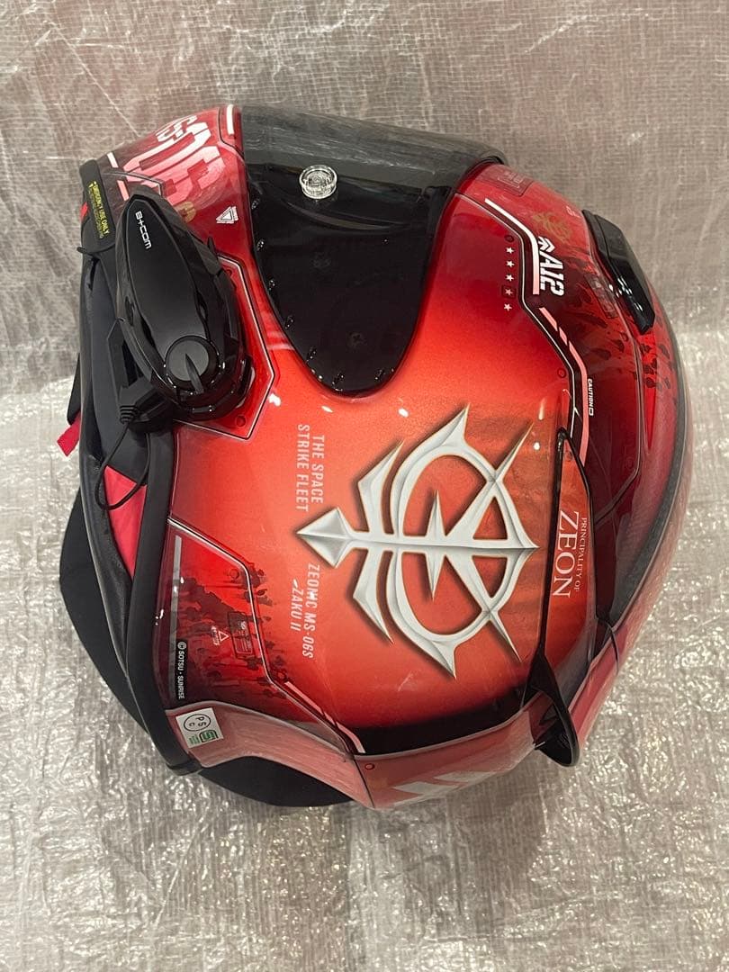 【satokayo】SHOEI Z-8 シャアモデル SB6XR 装着済み