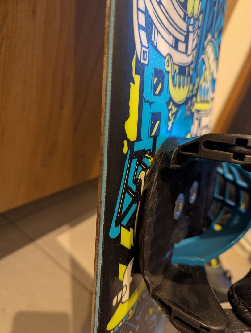 美品】K2 スノーボード バインディング付き 子供用 18.5cm キッズセット