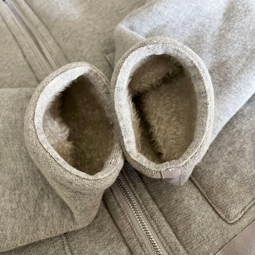 【美品】MACPHEE リバーシブル ボア&スウェットアウター グレー 36