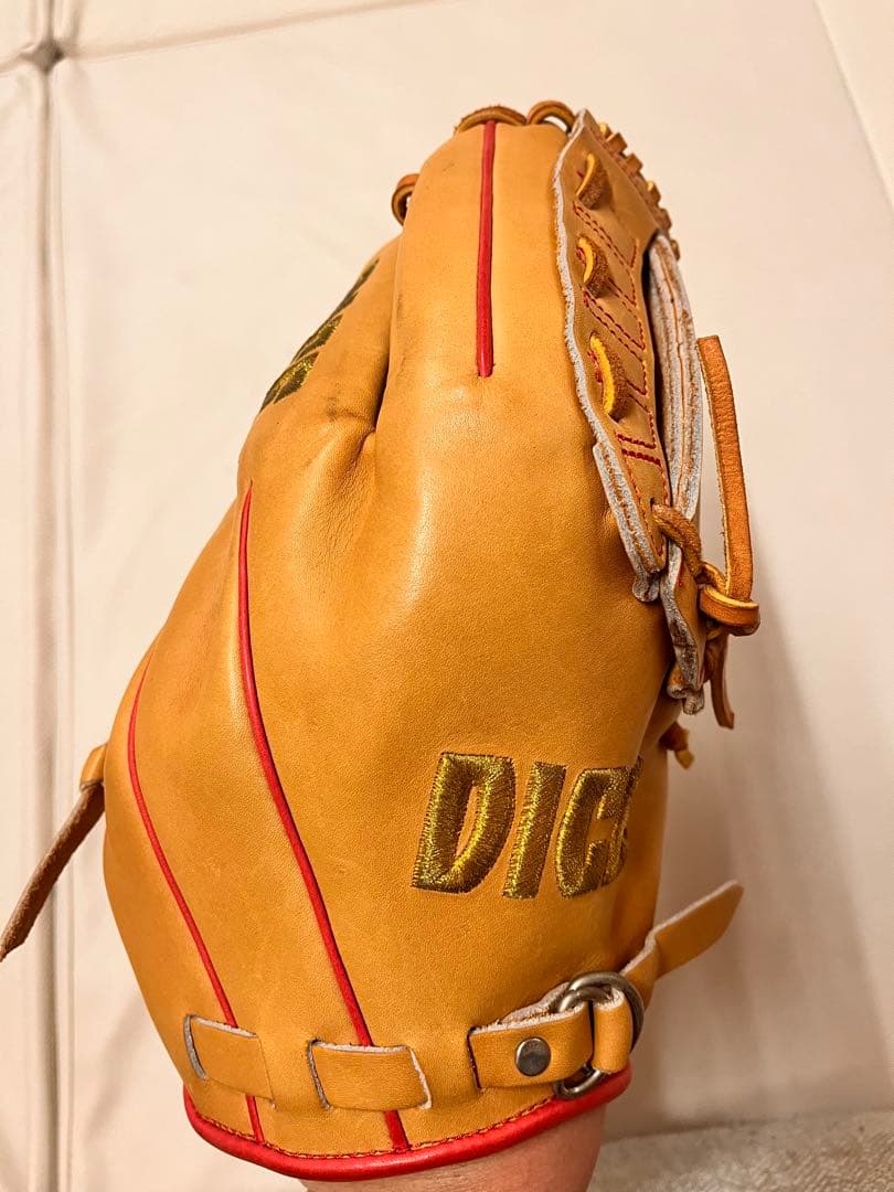 【美品】DICE 硬式投手用グローブ ベージュ