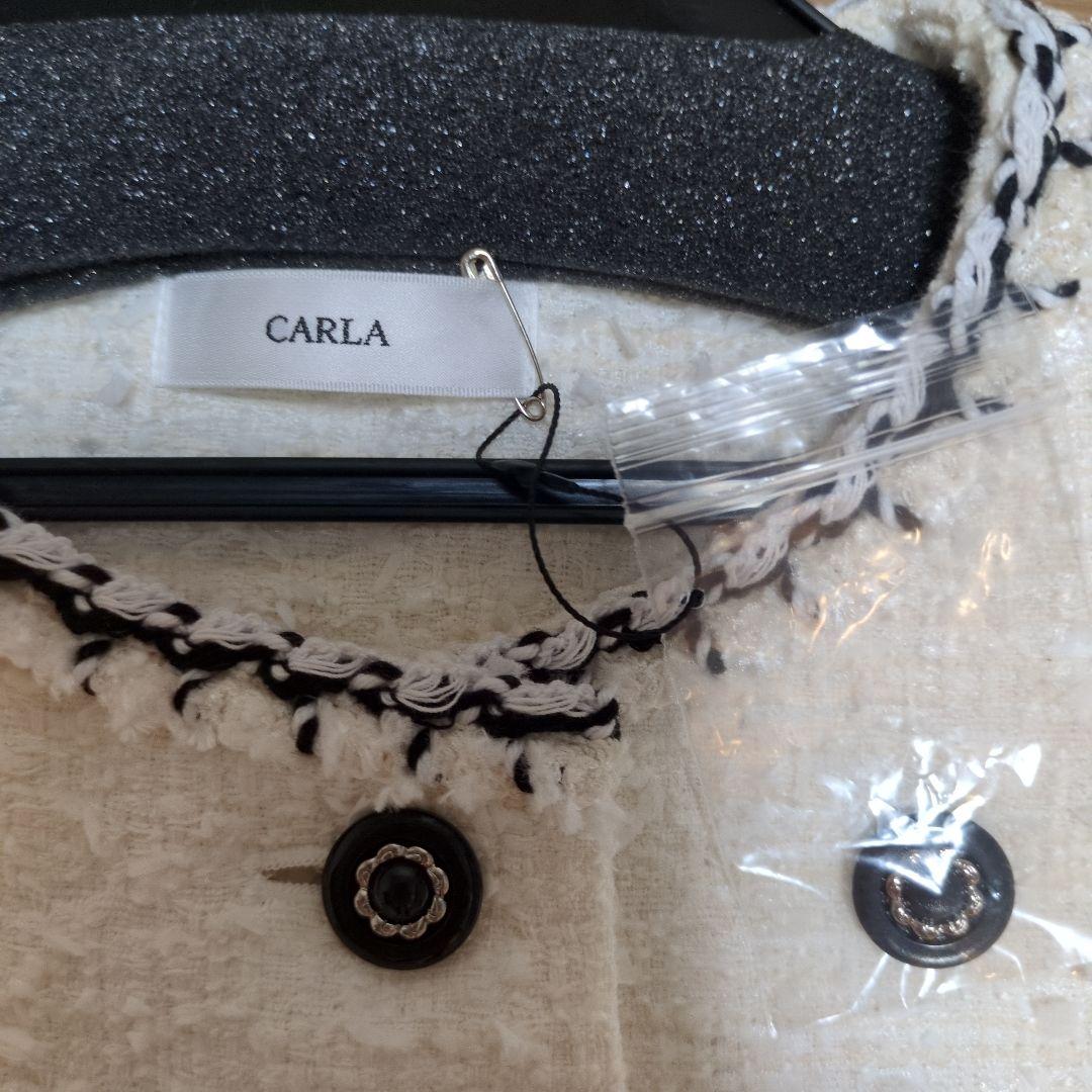 【新品未使用】CARLA Tweed jacket / White カーラ