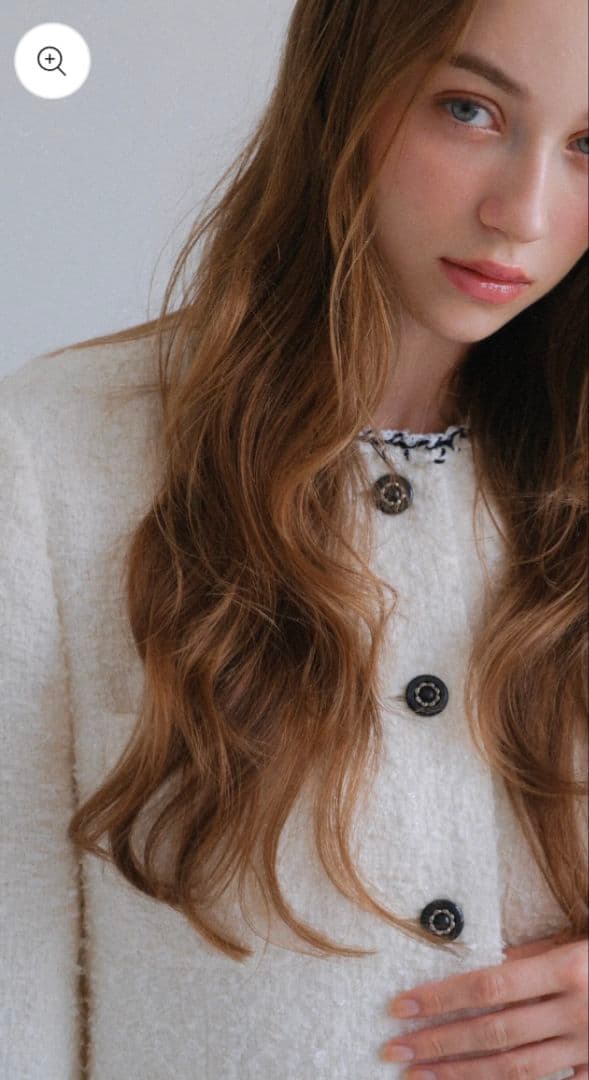 【新品未使用】CARLA Tweed jacket / White カーラ