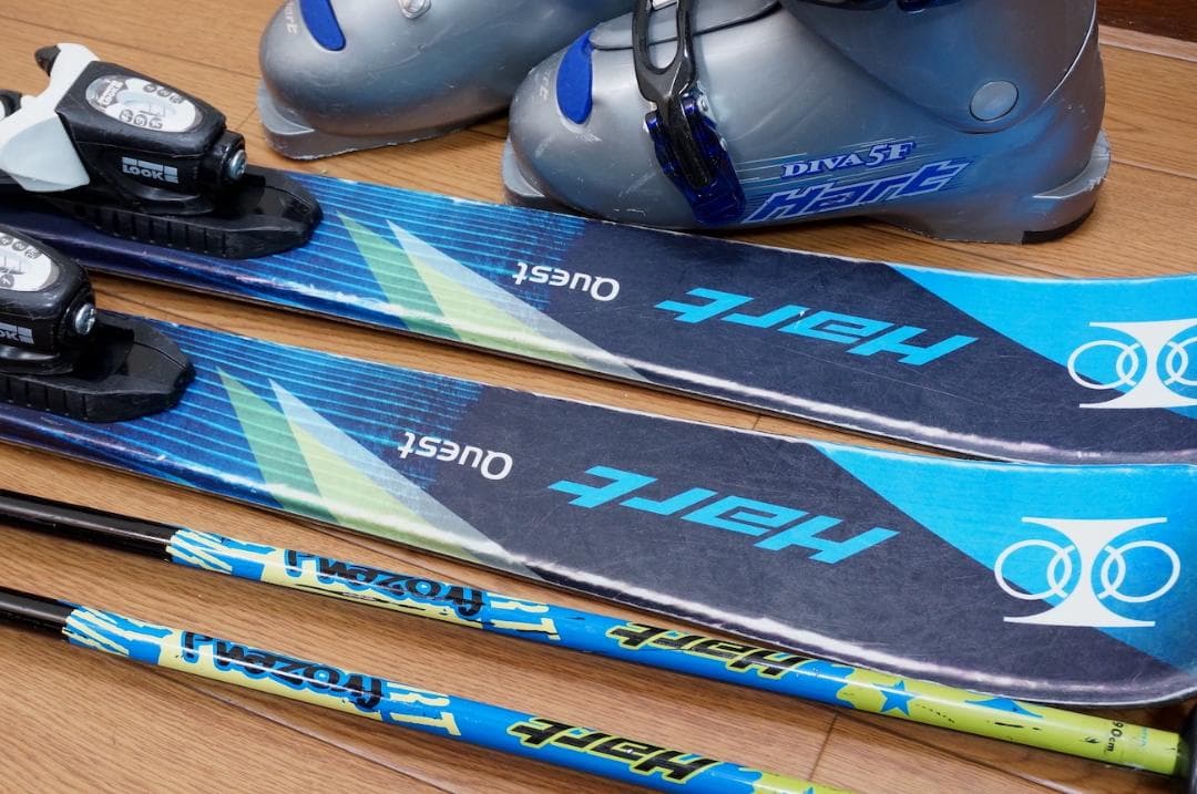 メンテ済 118cm 靴22cm HART スキーセット