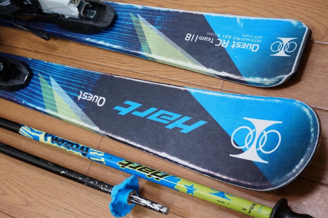 メンテ済 118cm 靴22cm HART スキーセット