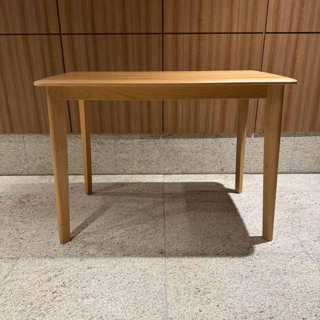 ニトリ リビングデスク 幅100 天然木 ビーチ Nコレクション NA