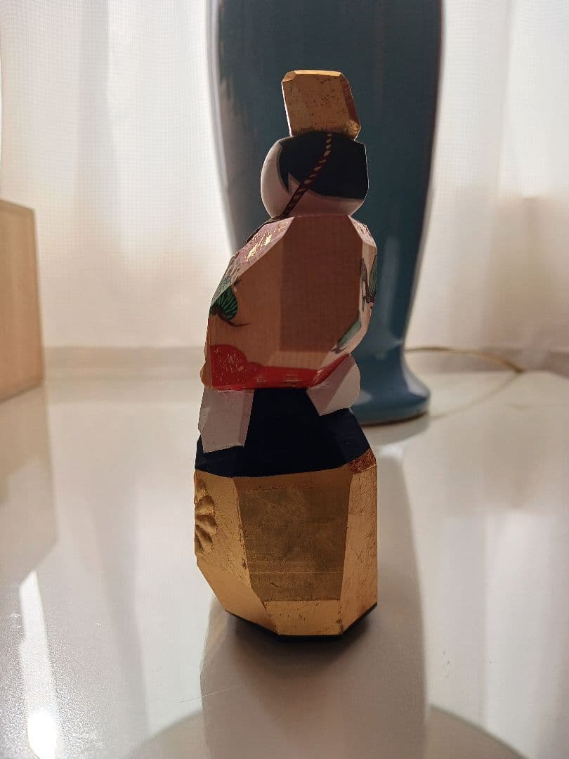 美品。奈良一刀彫　立雛　雛人形かぎろい 髙橋勇二作