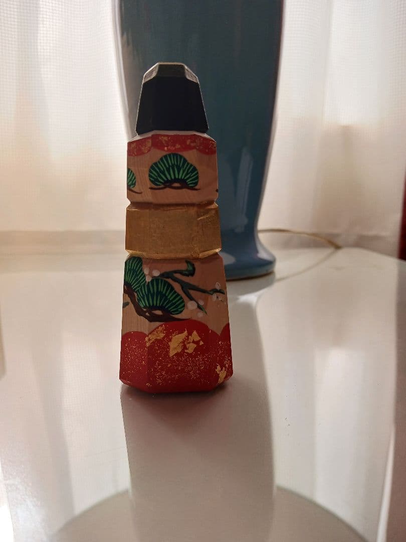 美品。奈良一刀彫　立雛　雛人形かぎろい 髙橋勇二作
