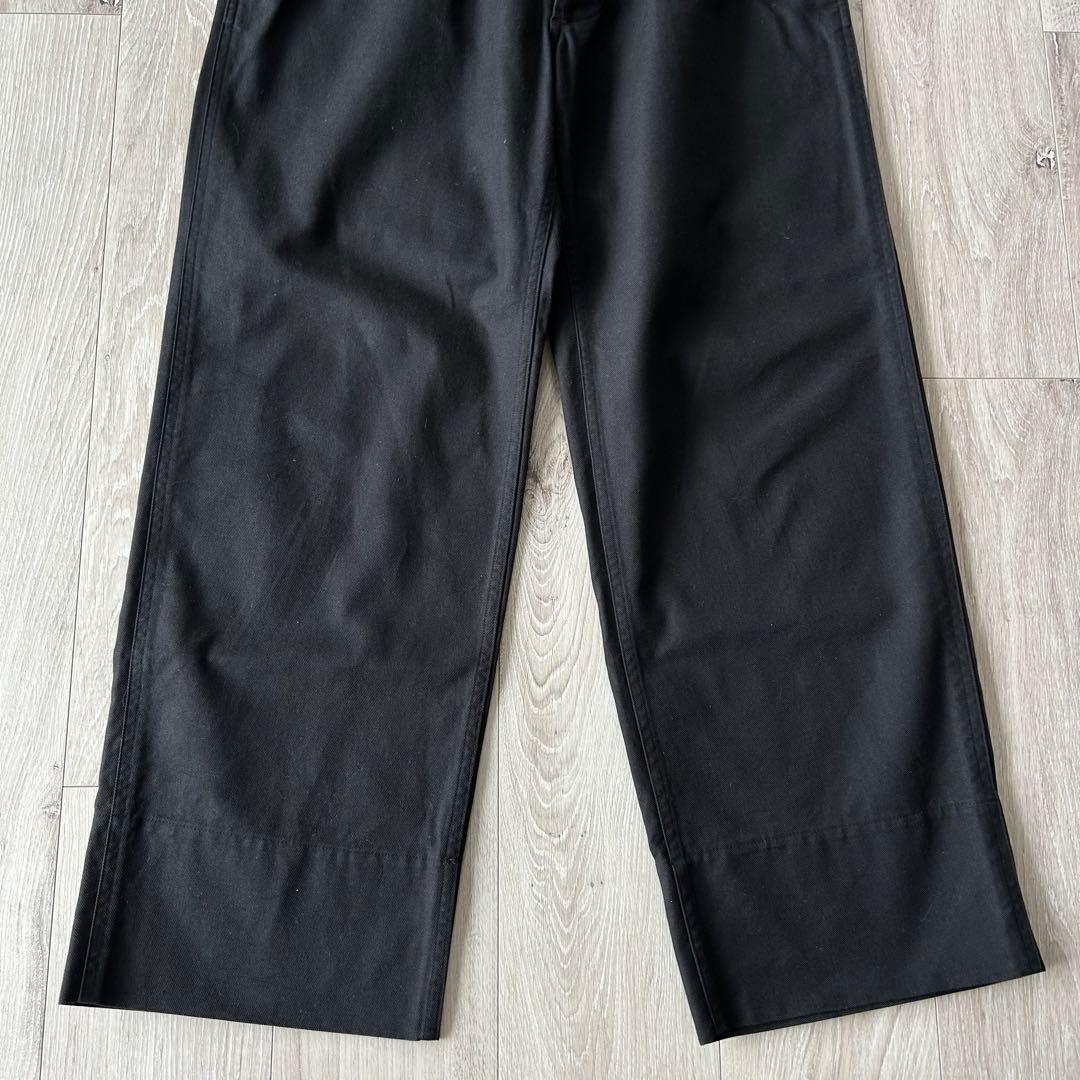 MHL グルカパンツ チノパン ベルテッド ミリタリーパンツ 黒 L タック