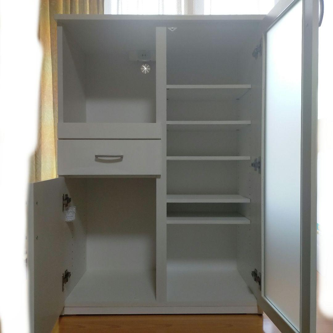 ニトリ　レンジボード(コパン 80MRB WH)