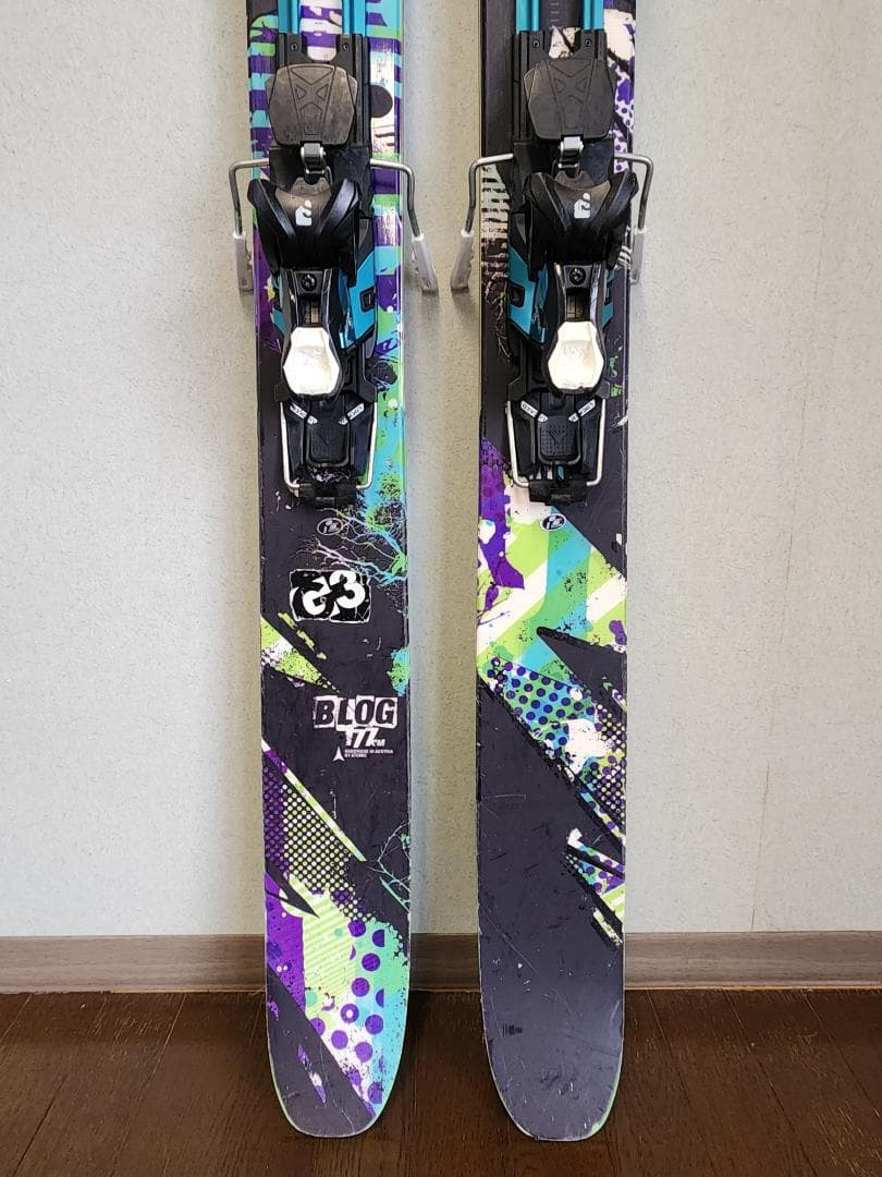 ATOMIC ブログ スキー 板 バインディング付き