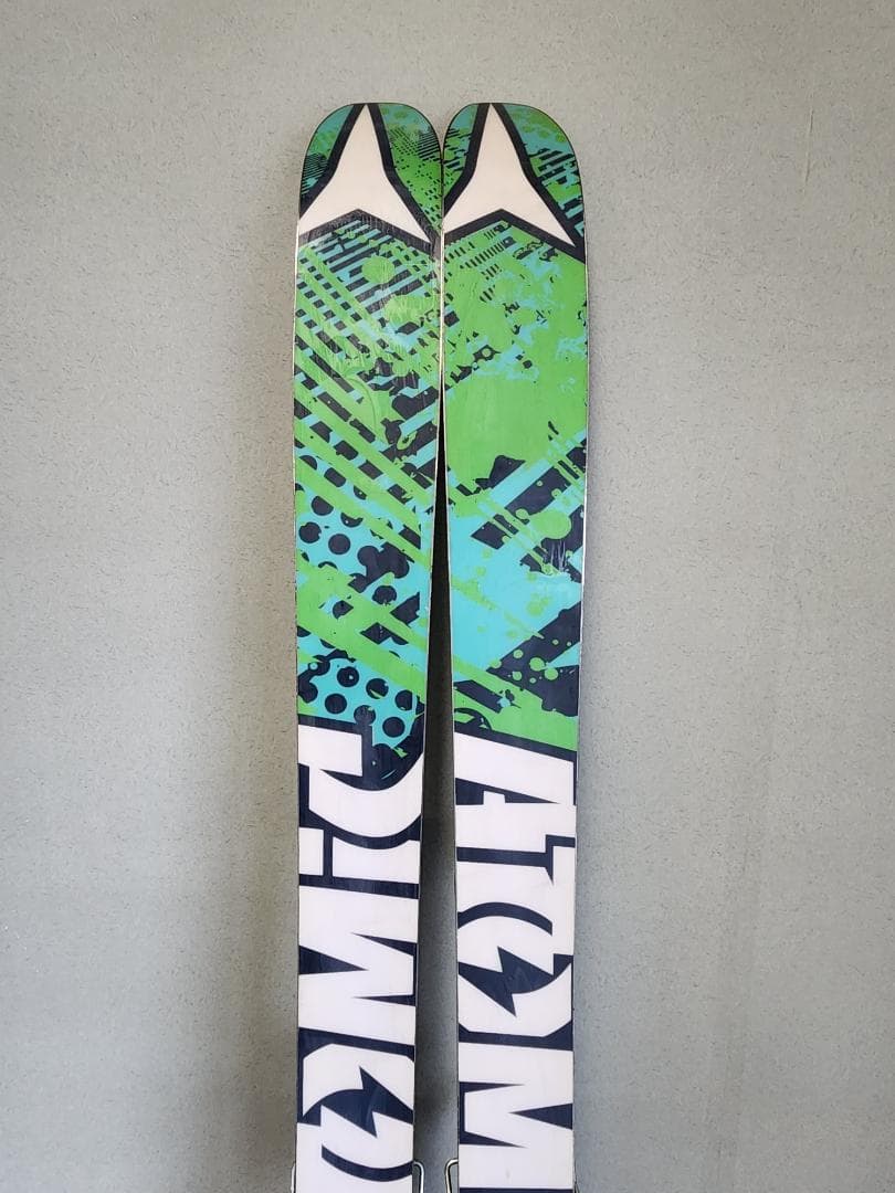 ATOMIC ブログ スキー 板 バインディング付き