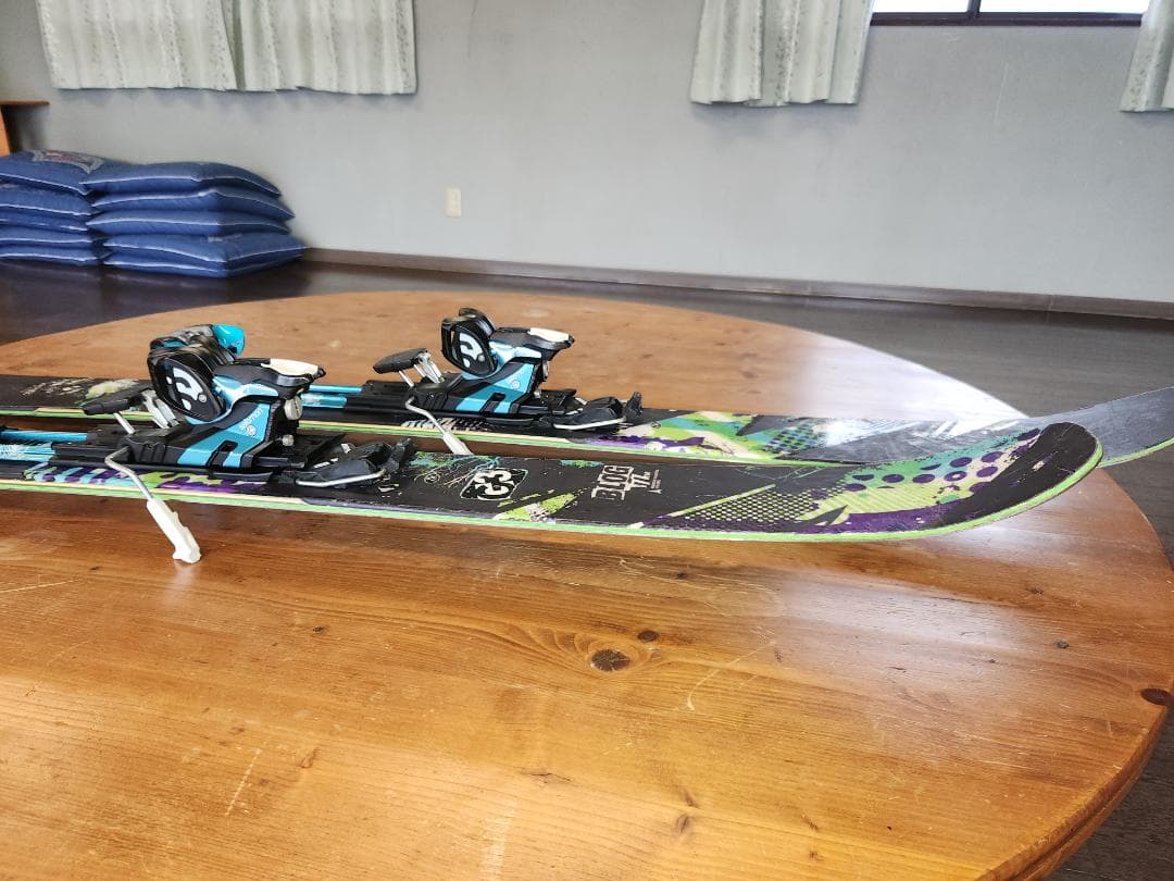 ATOMIC ブログ スキー 板 バインディング付き