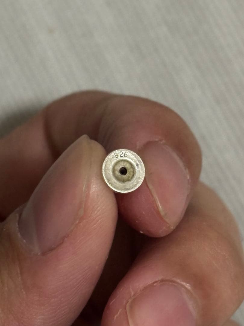 CHROME HEARTS クロムハーツ シルバー フープピアス 正規品