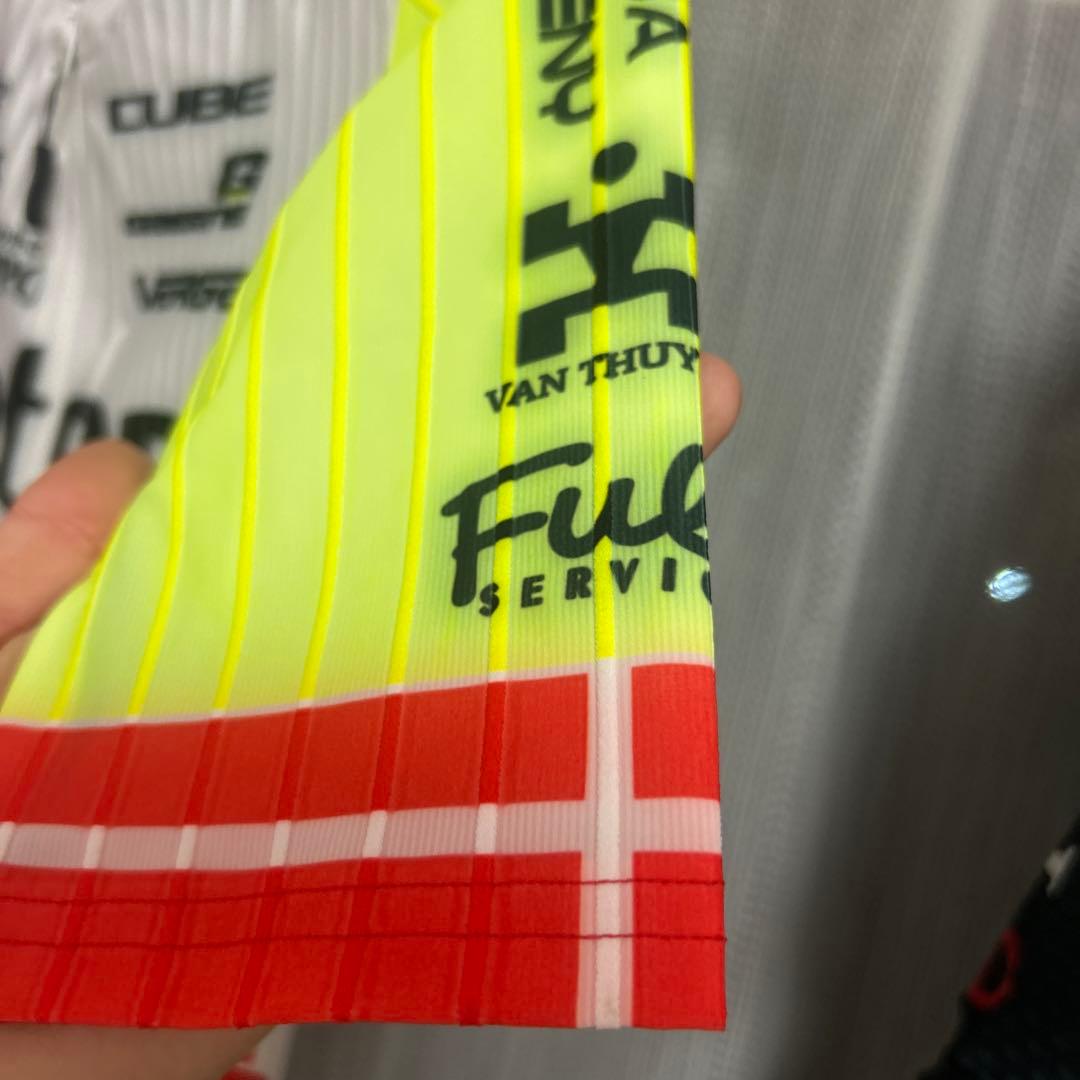 選手支給品　アンテルマルシェ・ワンティ　サイクルジャージ　チャンピオンジャージ