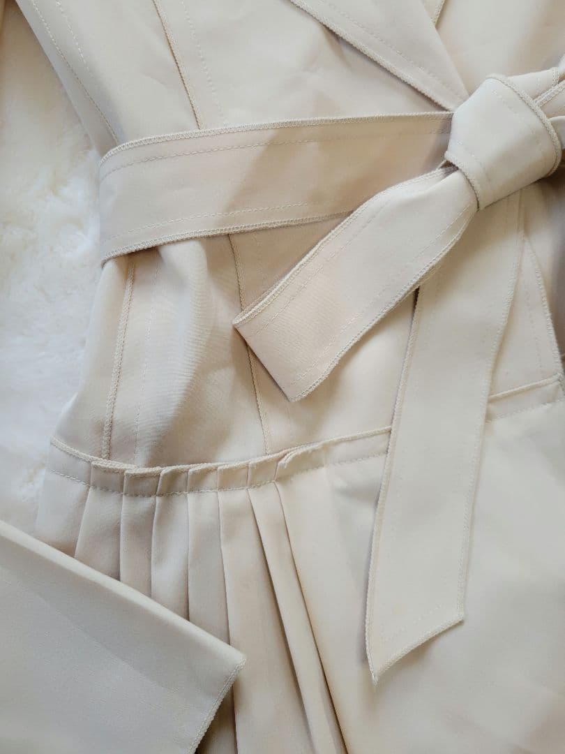 FOXEY　NEW YORK　フォクシー　ロング　コート　ドレスコート　ベージュ