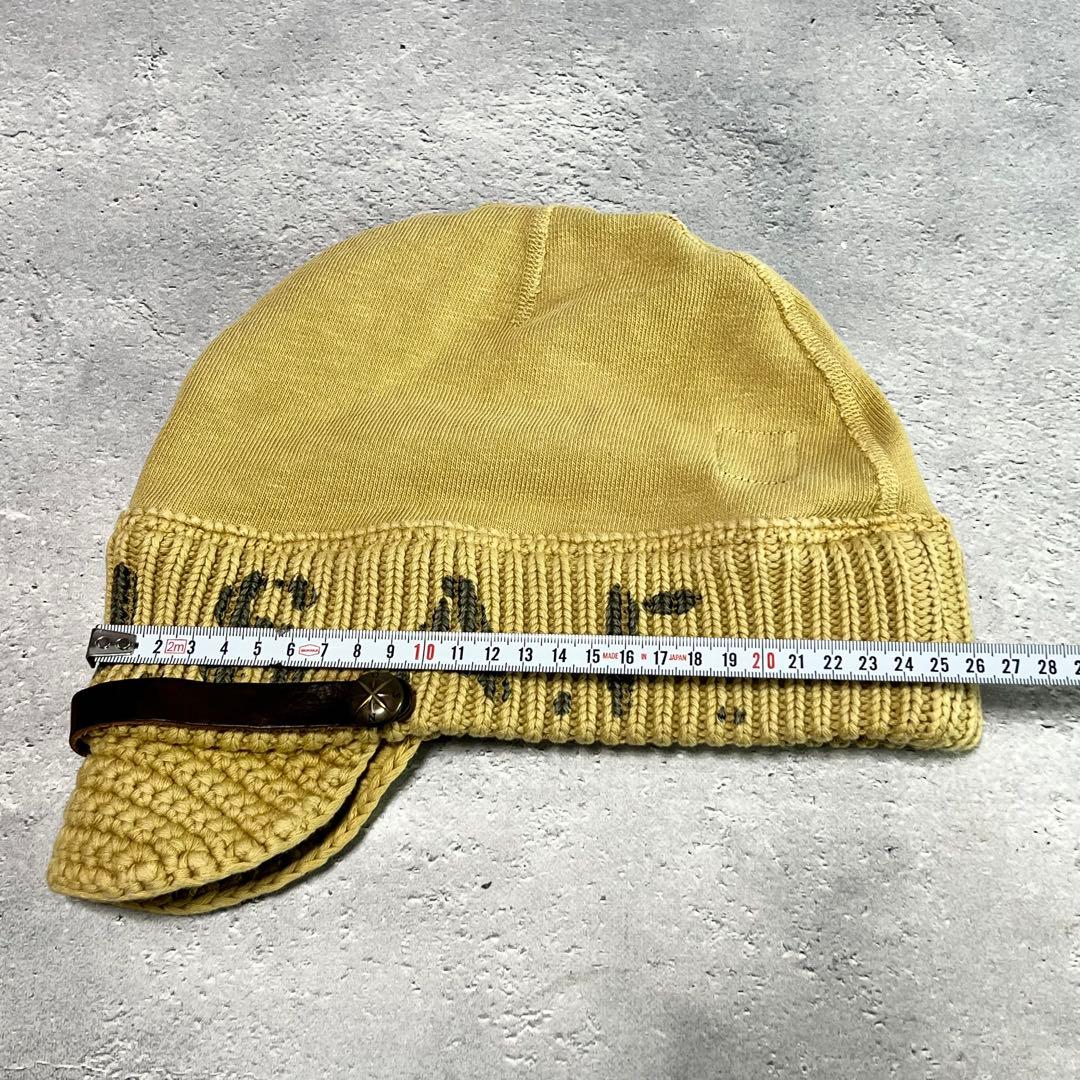 kapital duffle U.S.A.F ステンシルニットキャップ