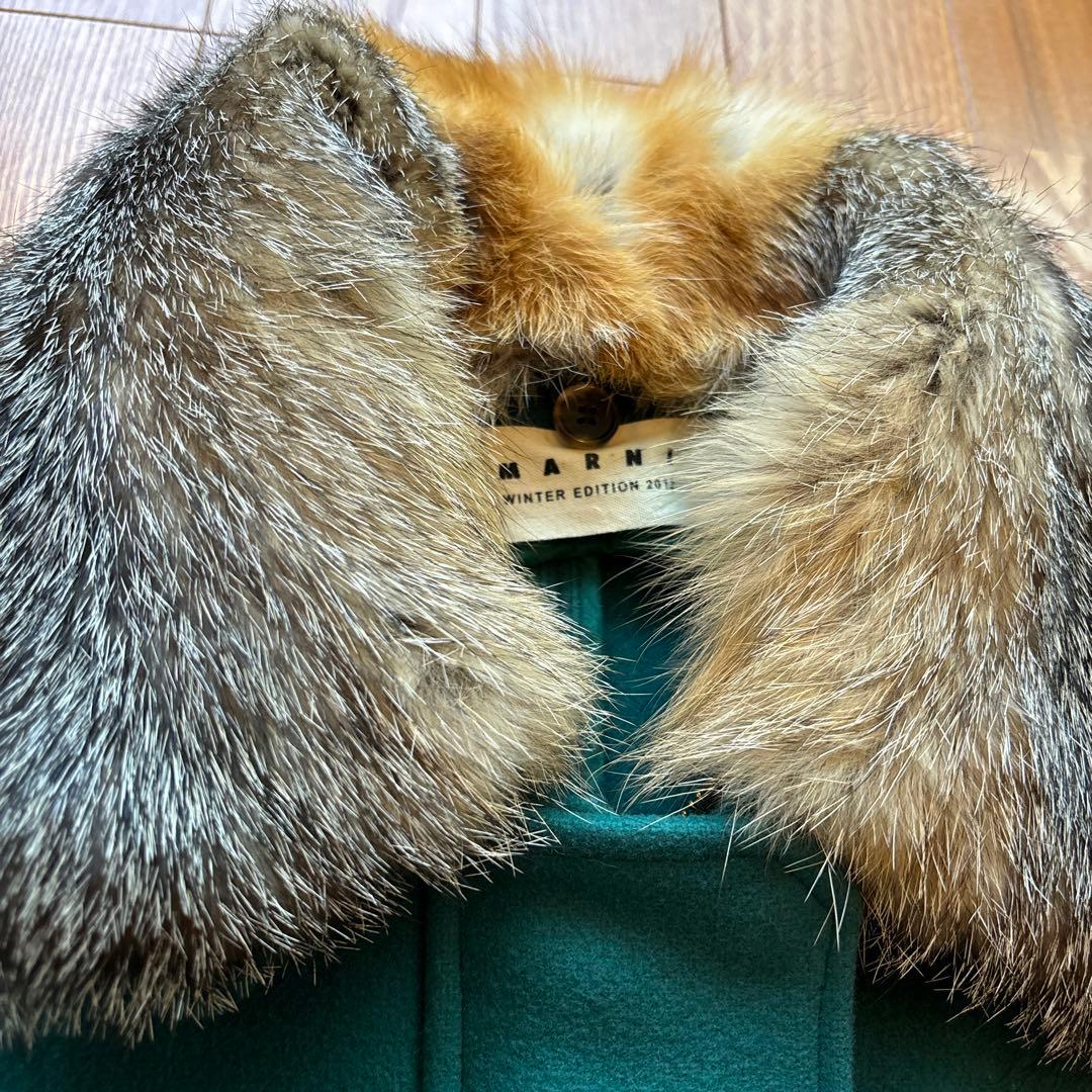 お年玉セール！　MARNI マルニ フォックス ファー コート 38