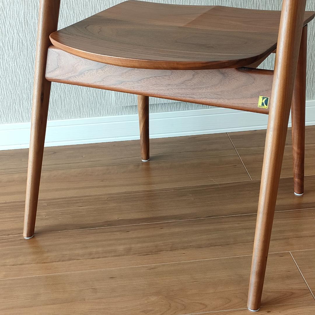 〈美品〉キツツキ　SEOTO　アームチェア　ダイニングチェア　ビーチ材②