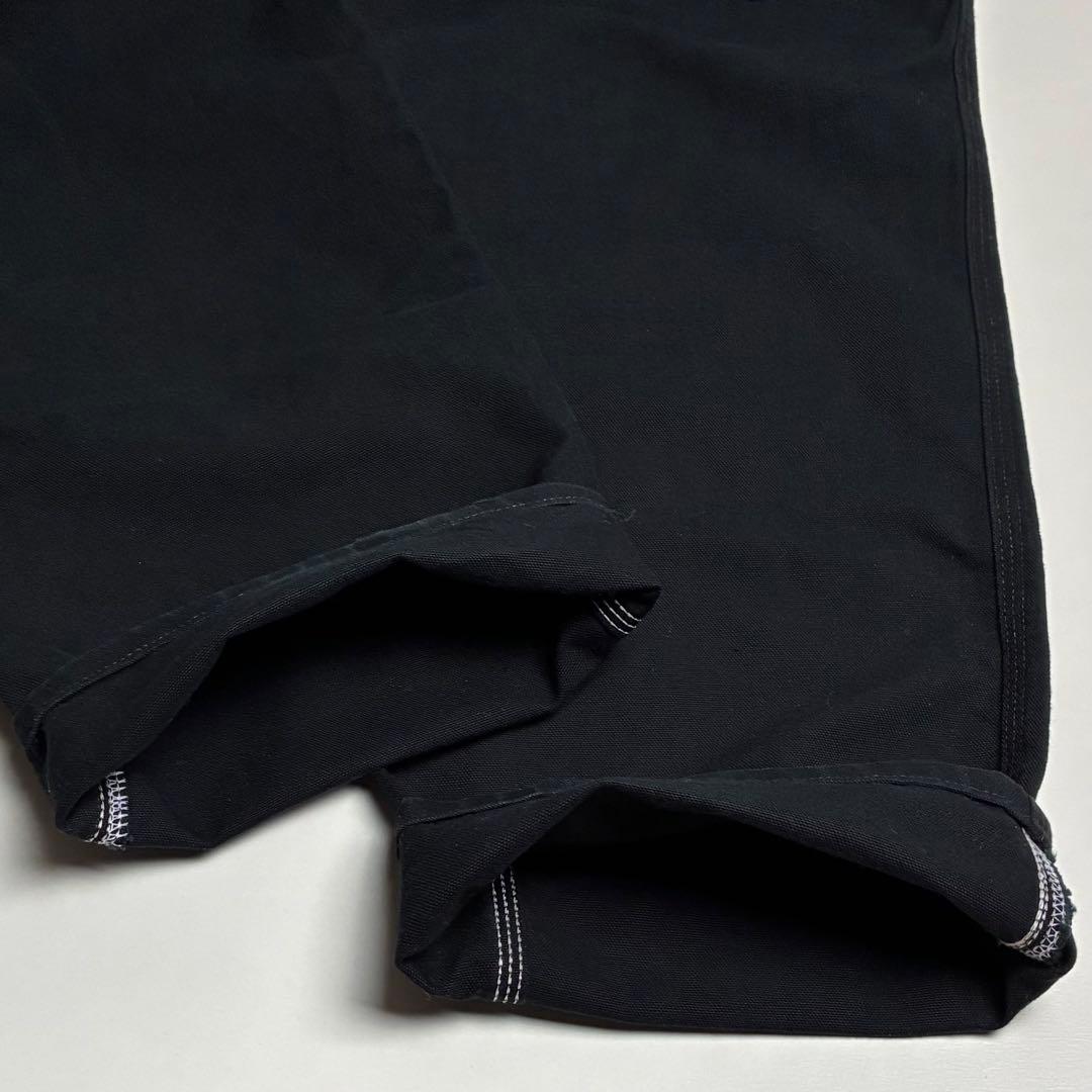 【美品】カーハート/B11/ウォッシュドコットンダックペインターパンツ/ブラック