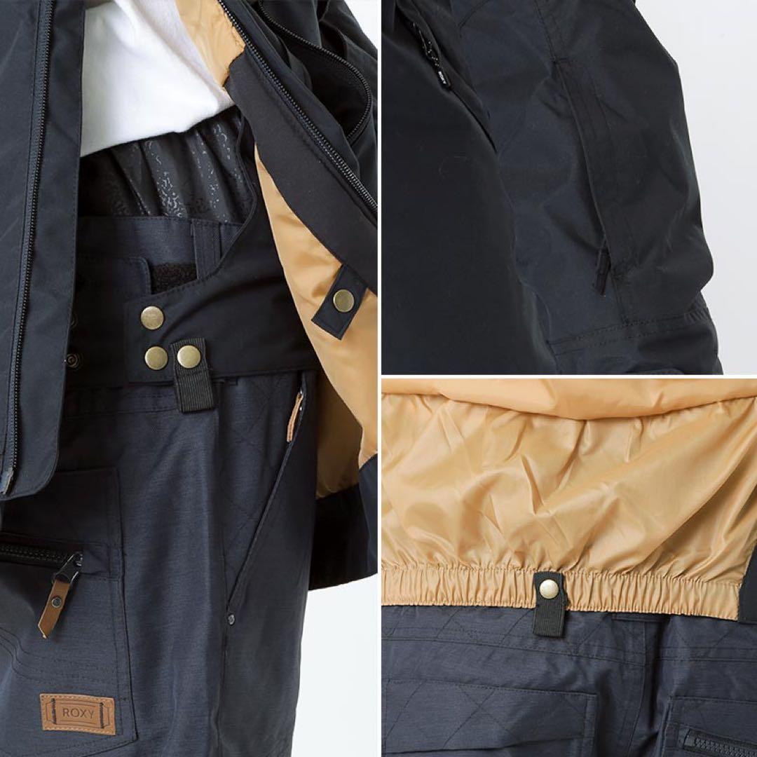 【ROXY】スノーボードウェア 女性用 黒