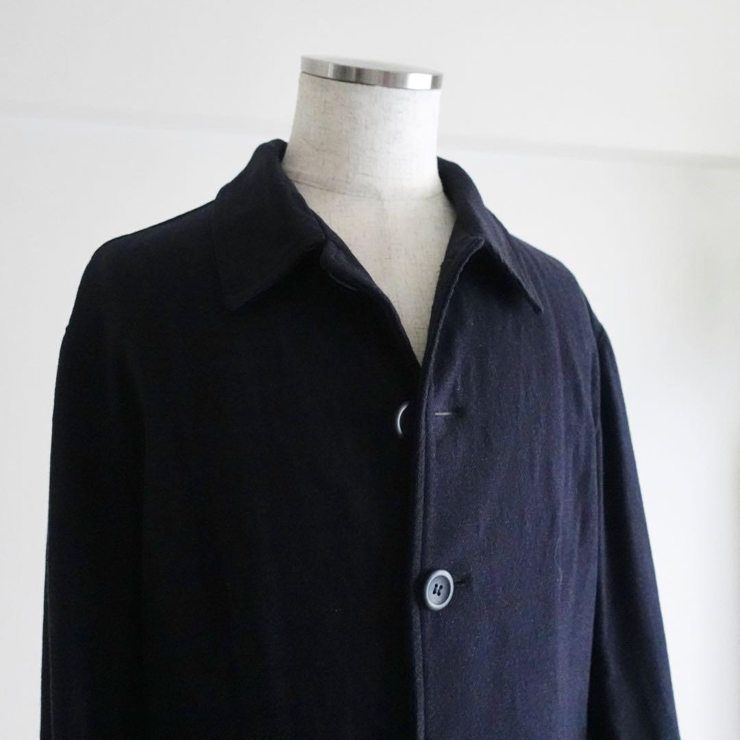 1990s ARMANI Jeans ソフトジャケット　ネイビー　イタリア製