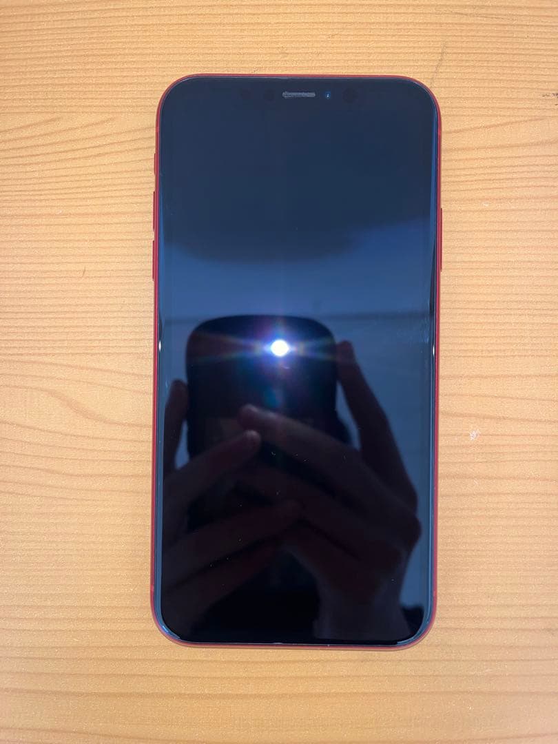 【美品】iPhoneXR 128GB レッド　SIMロック解除済み