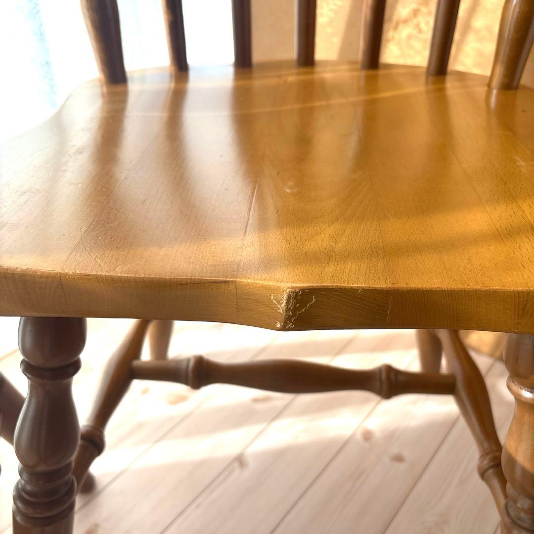 HAZK様4脚おまとめIKEDA 池田木工 チェア③④木製 古家具 ヴィンテージ