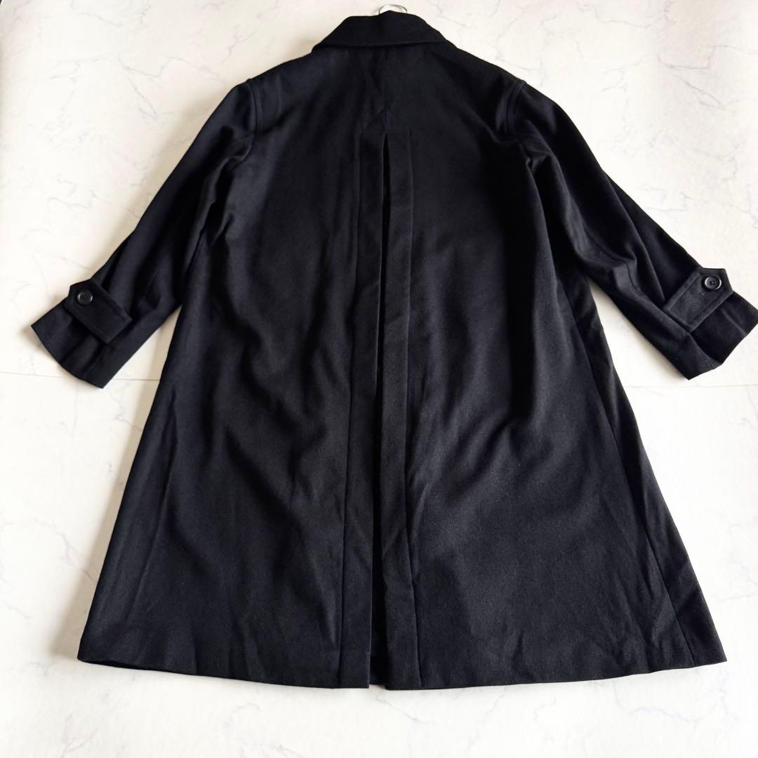 美品 2023AW マーガレットハウエル MILLED WOOL TWILL 黒