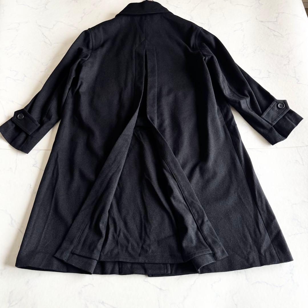 美品 2023AW マーガレットハウエル MILLED WOOL TWILL 黒