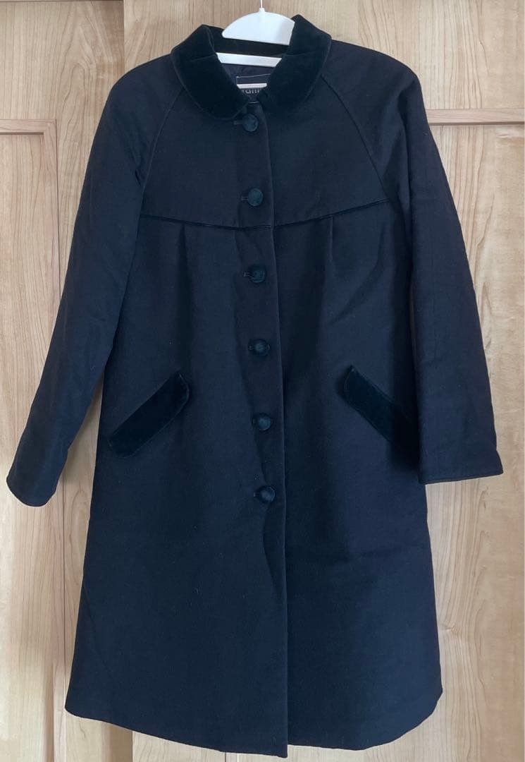 【HERMES 様】familiar ロングコート 140 ネイビー フォーマル
