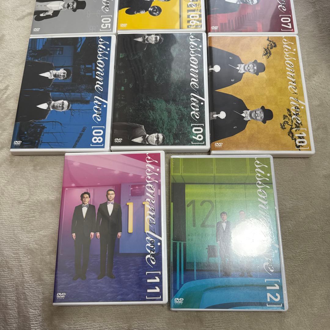 シソンヌライブ 2,3,5〜12DVDセット 10本