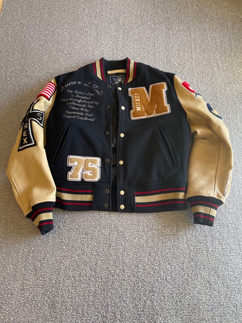 ミッキー AVIREX スタジアム ジャンバー M