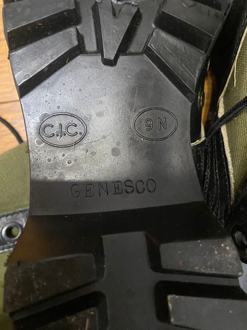 実物　米軍　ベトナム戦争　ジャングルブーツ　デッドストック　9N 27cm