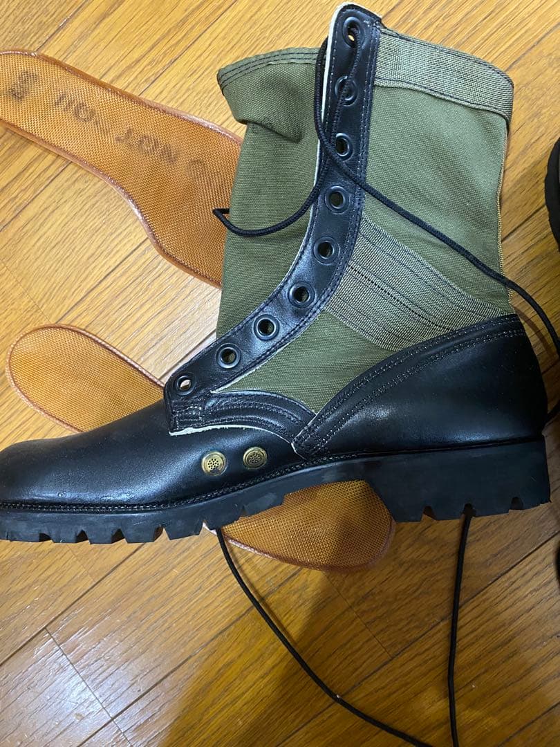 実物　米軍　ベトナム戦争　ジャングルブーツ　デッドストック　9N 27cm