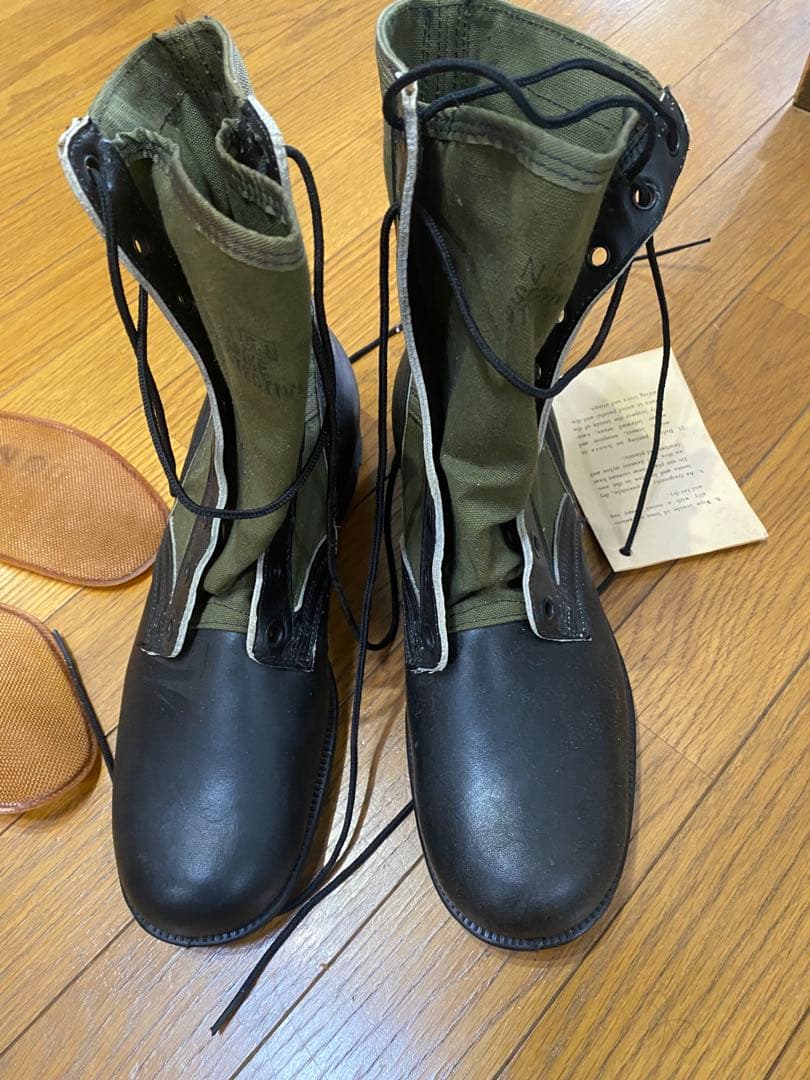 実物　米軍　ベトナム戦争　ジャングルブーツ　デッドストック　9N 27cm
