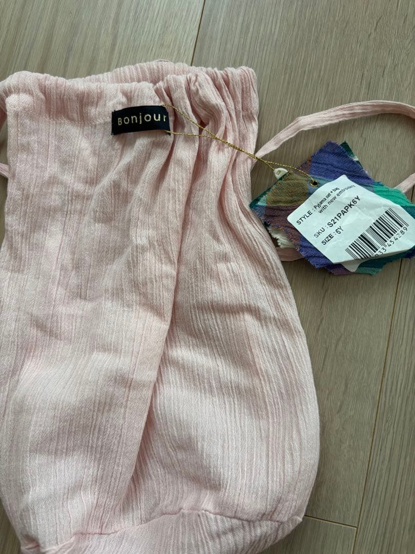 bonjour diary pyjama set ＋bag 6y