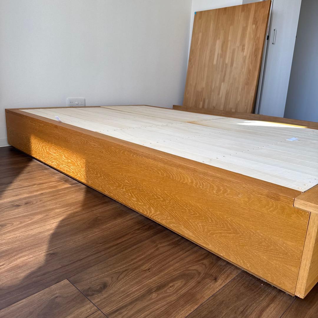 無印良品 ウォールナット ベッドフレーム セミダブル 送料無料