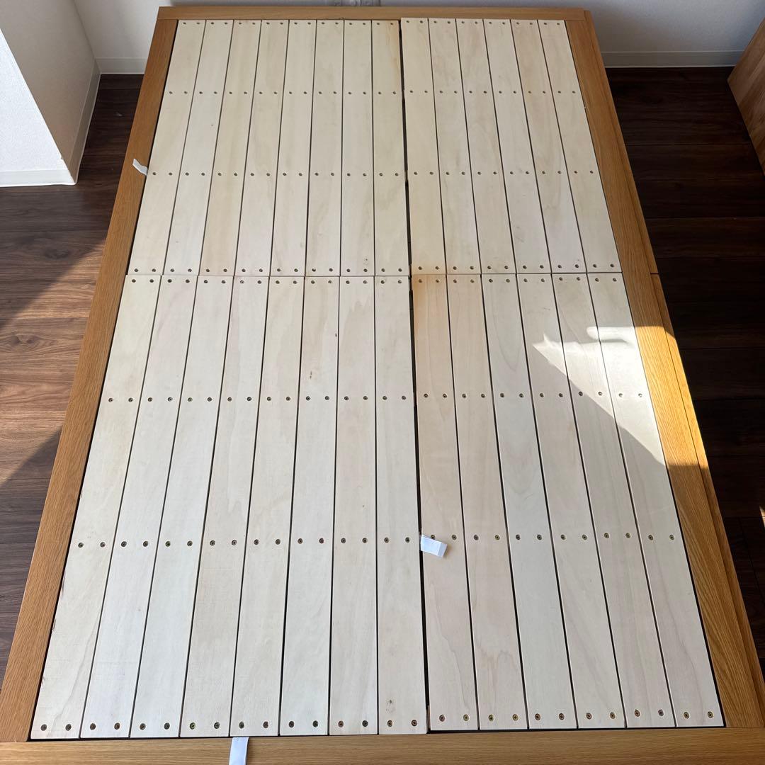 無印良品 ウォールナット ベッドフレーム セミダブル 送料無料