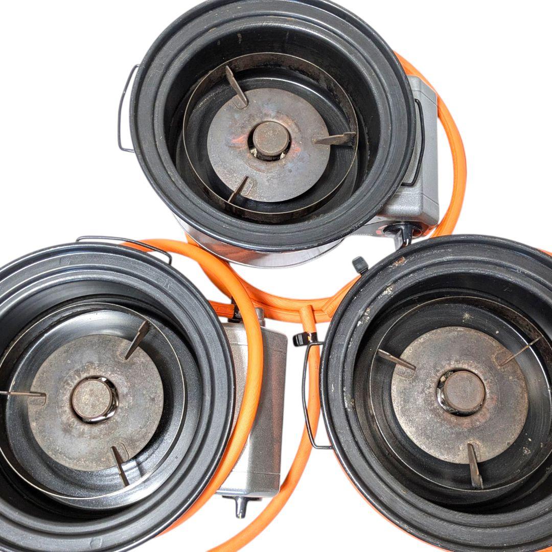 3個セット！シンポ 卓上ガスグリル＆ガスコンロ 1LDC1C1L (LPG仕様)