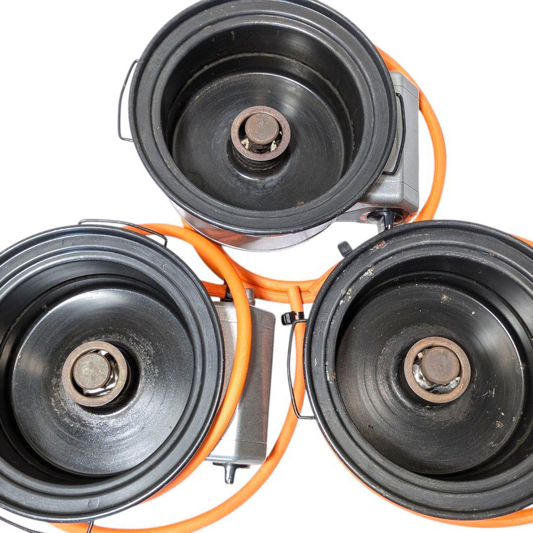 3個セット！シンポ 卓上ガスグリル＆ガスコンロ 1LDC1C1L (LPG仕様)