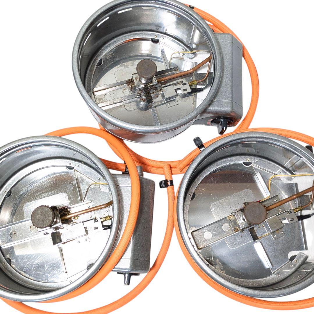 3個セット！シンポ 卓上ガスグリル＆ガスコンロ 1LDC1C1L (LPG仕様)