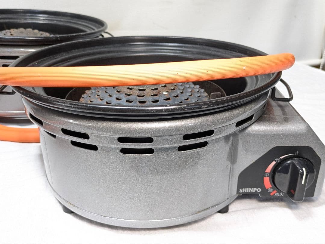 3個セット！シンポ 卓上ガスグリル＆ガスコンロ 1LDC1C1L (LPG仕様)