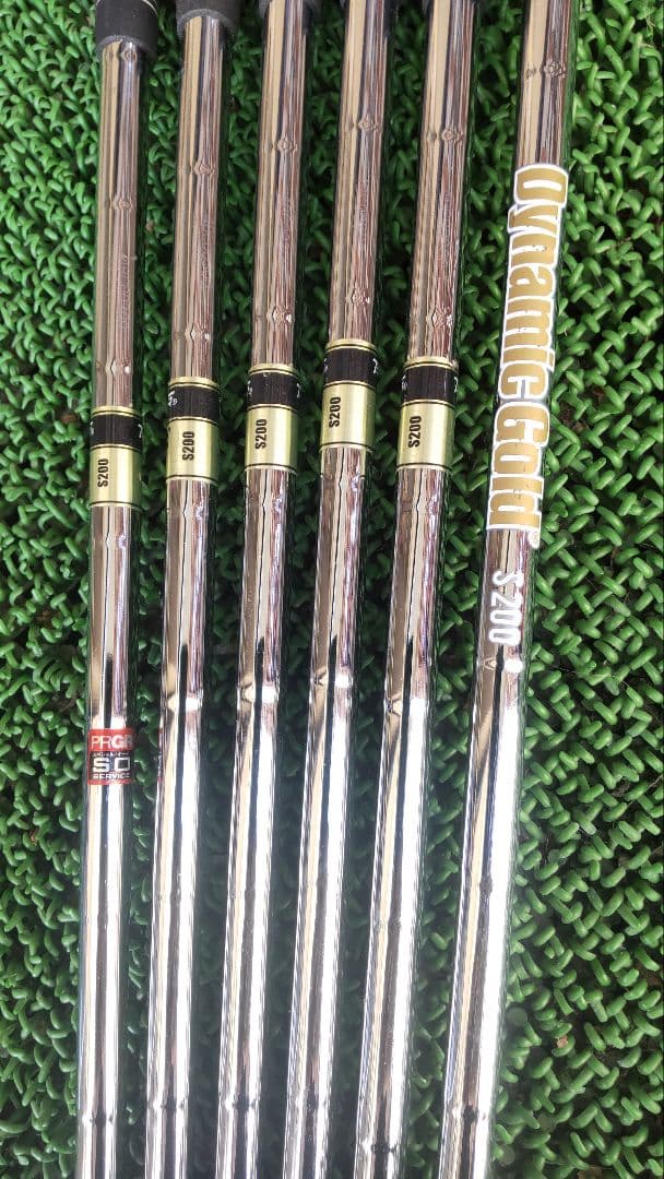 ダイナミックゴールドS200.シャフト 6本セット、6.7.8.9.P.AW