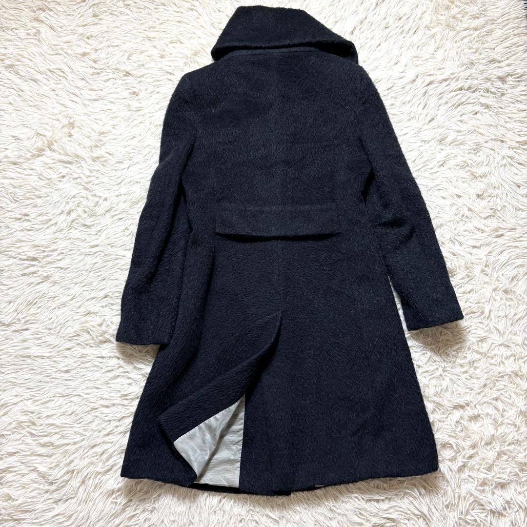 MaxMara MAX&Co. ビッグカラー　アルパカウール ロングコート42