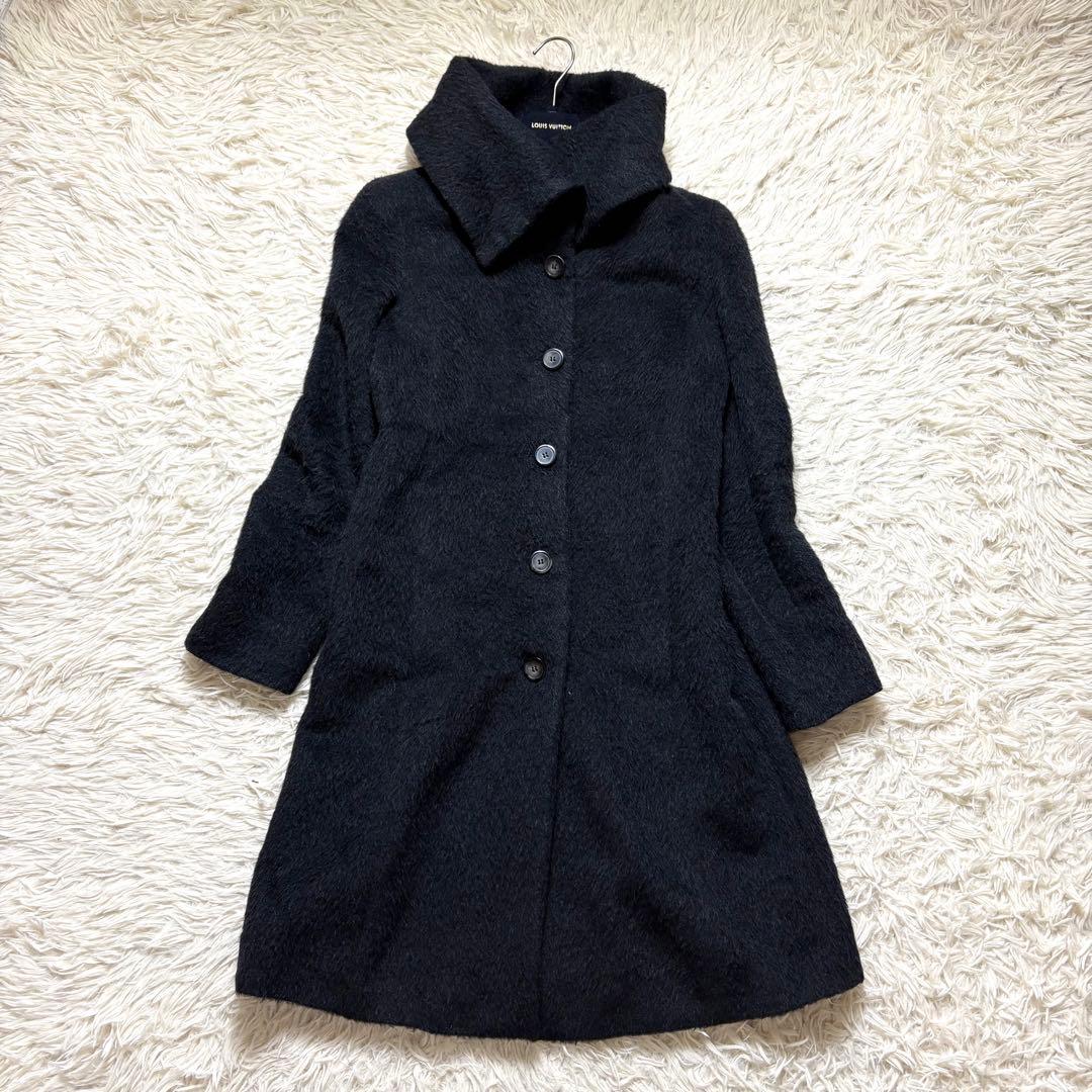 MaxMara MAX&Co. ビッグカラー　アルパカウール ロングコート42