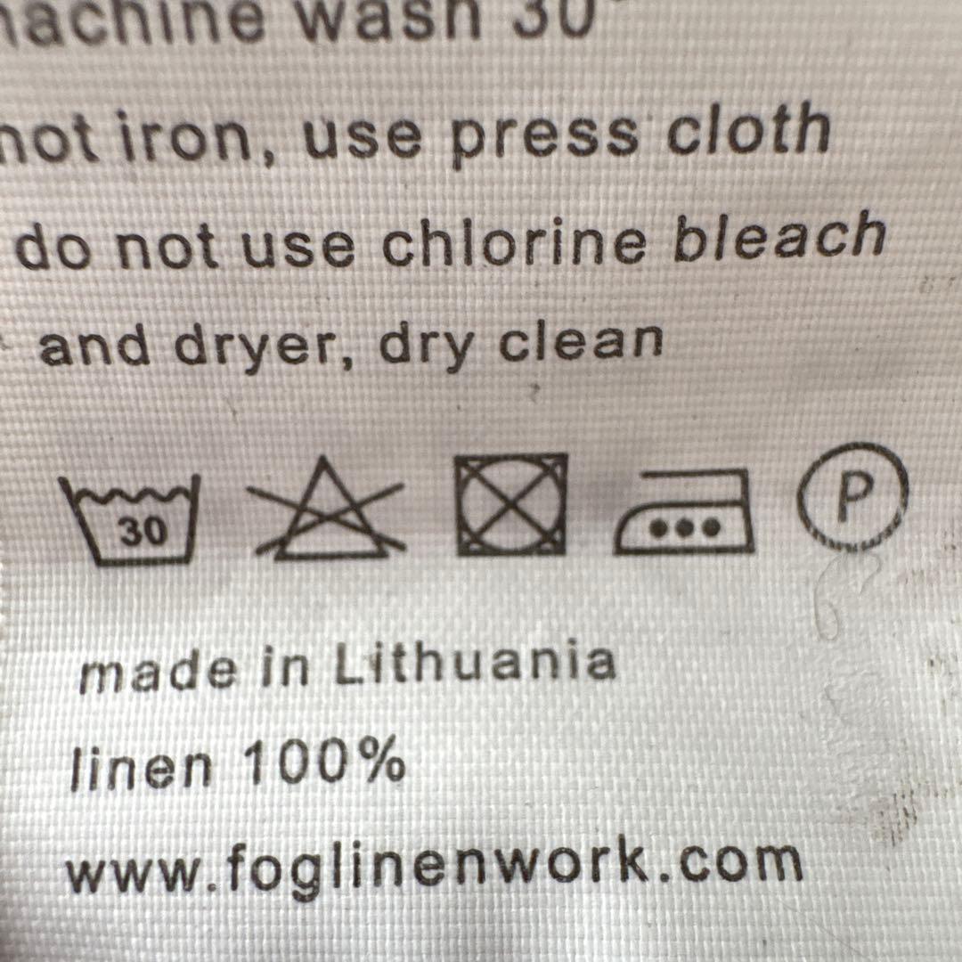 Fog linen work リネンサロペット（サイズ2）