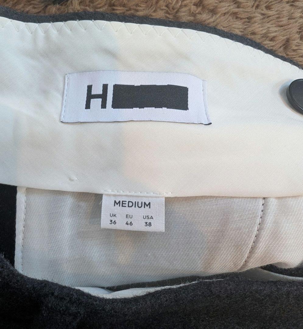 ＨBEAUTY＆YOUTHエイチ定価3.7万カシミアウールスラックスパンツメンズ